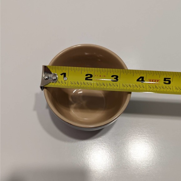 Baileys Irish Cream "Yours" and "Mine" Black Ceramic Liquor Mug Set Dessert Bowl - Picture 7 of 8